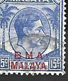 [Straits Settlements Postage Stamps Overprinted "B M A MALAYA" in Black or Red Colour, type A8]