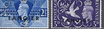 [Great Britain Postage Stamps Overprinted "TANGIER", Tip I]
