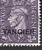 [King George VI - Great Britain Postage Stamps Overprinted "TANGIER", tip L2]