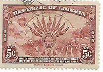 [The 100th Anniversary of the Founding of Liberia, type XGV]