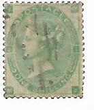 [Queen Victoria - Small White Control Letters in Corners, 类型 O]