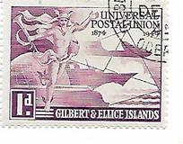 [The 75th Anniversary of U.P.U., type V]