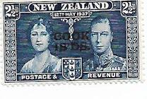 [Coronation of King George VI and Queen Elizabeth - Stamps of New Zealand Overprinted "COOK ISLANDS", 类型 AE]