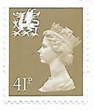 [Queen Elizabeth II - New Colors & Values, Typ D54]