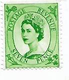 [Queen Elizabeth II - Phosphorescent Stamps, typ DX11]