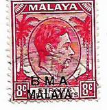 [Straits Settlements Postage Stamps Overprinted "B M A MALAYA" in Black or Red Colour, type A5]