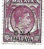 [Straits Settlements Postage Stamps Overprinted "B M A MALAYA" in Black or Red Colour, type A6]