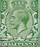 [King George V, 1865-1935 - New Watermark, Tip BX3]
