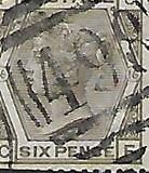 [Queen Victoria - White Control Numbers in Corners, type U2]