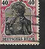 [Germania - Inscription "REICHSPOST", tip J8]
