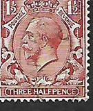 [King George V, 1865-1935 - New Watermark, Tip BX6]