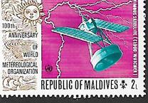 [The 100th Anniversary of World Meteorological Organization, type QR]