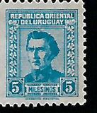 [General Jose Artigas - With Imprint "IMPRENTA NACIONAL" Bottom Right, tegund IW7]