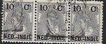 [Queen Wilhelmina - Netherlands Postage Stamps of 1899 Overprinted "NED.-INDIË" and Surcharged, 类型 E]