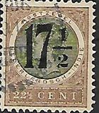 [Queen Wilhelmina - Stamps of 1905 & 1908 Surcharged, type G32]