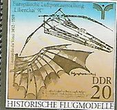 [Airmail Exhibition "LILIENTHAL '91" - Historical Model Planes, type DGH]