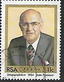 [Inauguration of President Botha, type UW]