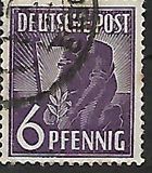 [BERLIN in Black Overprint on "Allied Occupation Zone" Stamps, tegund A1]
