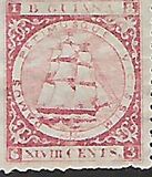[Sailing Ship "Sandbach" - Inscription "B.GUIANA", type H8]