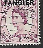 [Queen Elizabeth II - Great Britain Postage Stamps Overprinted "TANGIER", نوع P8]