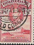 [King George VI & Christiansborg Castle, Accra, type Q2]