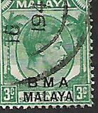 [Straits Settlements Postage Stamps Overprinted "B M A MALAYA" in Black or Red Colour, type A2]