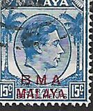[Straits Settlements Postage Stamps Overprinted "B M A MALAYA" in Black or Red Colour, type A8]