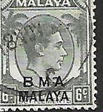[Straits Settlements Postage Stamps Overprinted "B M A MALAYA" in Black or Red Colour, type A4]