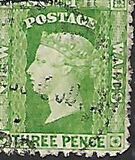 [Queen Victoria - Perforated, type B19]