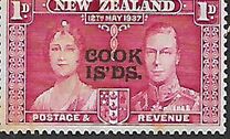 [Coronation of King George VI and Queen Elizabeth - Stamps of New Zealand Overprinted "COOK ISLANDS", نوع AD]