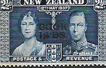 [Coronation of King George VI and Queen Elizabeth - Stamps of New Zealand Overprinted "COOK ISLANDS", نوع AE]