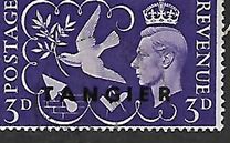 [Great Britain Postage Stamps Overprinted "TANGIER", type I1]