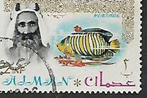 [Sheik Rashid bin Humaid al Naimi Pictured with Different Animals - Size: 35 x 22 mm, type B]