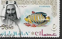 [Sheik Rashid bin Humaid al Naimi Pictured with Different Animals - Size: 42 x 27 mm, տեսակ B1]