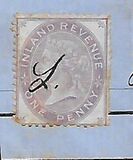 [Queen Victoria - Inscription "POSTAGE AND INLAND REVENUE", type AI]