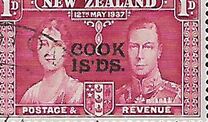 [Coronation of King George VI and Queen Elizabeth - Stamps of New Zealand Overprinted "COOK ISLANDS", نوع AD]