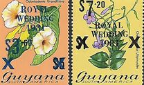[Royal Wedding of Prince Charles and Lady Diana Spencer - Issues of 1971 Overprinted "ROYAL WEDDING 1981" and Surcharged, tegund KI]