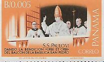 [Visit of Pope Paul VI - at the United Nations in New York, 1965, type RU]