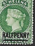 [Queen Victoria - Not Issued Stamps Surcharged. New Watermark, type B26]