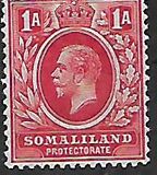 [King George V of the United Kingdom - Inscription "SOMALILAND PROTECTORATE", type E10]