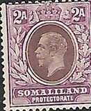 [King George V of the United Kingdom - Inscription "SOMALILAND PROTECTORATE", type E11]