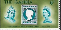 [The 100th Anniversary of Gambia Stamps, ประเภท CF]