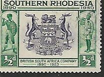 [The 50th Anniversary of British South Africa Company, type I]