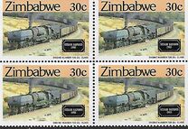 ["Zimbabwe Steam Safaris" - Railway Locomotives, 類型 BY]