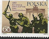 [The 25th Anniversary of the End of World War II and of the Recovery of Polish Territory East of the Oder (Odra) and Neisse (Nysa) rivers, type BHF]