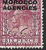 [Great Britain Postage Stamps Overprinted "MOROCCO AGENCIES" - 15½ mm in Length, type K3]