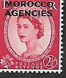 [Great Britain Postage Stamps Overprinted "MOROCCO AGENCIES", type S4]