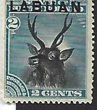 [North Borneo Stamps Overprinted "LABUAN", Tüüp J1]