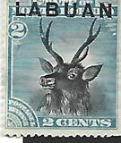 [North Borneo Stamps Overprinted "LABUAN", Tüüp J1]