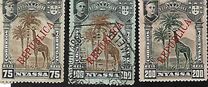 [Giraffe - Not Issued Stamps Overprinted "REPUBLICA", type J]